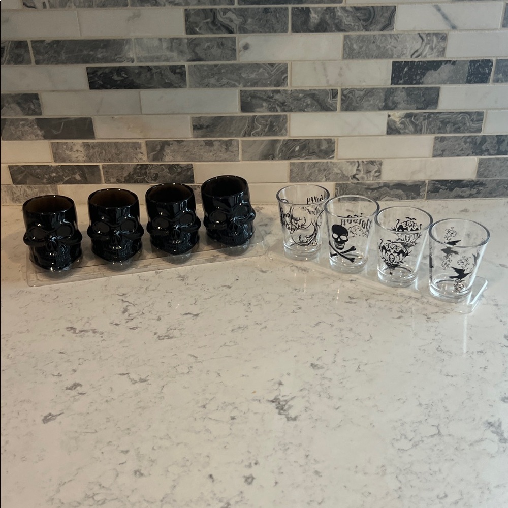 Halloween Plastic shot glasses.